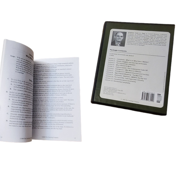 The Great Courses Understanding Complexity 2 DVD's & Course Guidebook - Picture 7 of 11